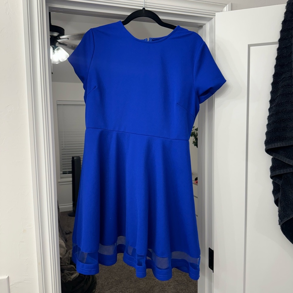Blue dress
